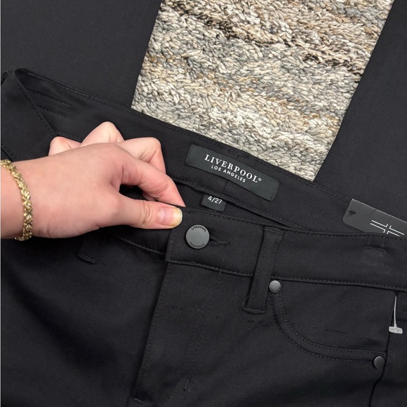 Liverpool Women's Black Skinny Jeans Sz 4/27 NWT | Liverpool Skinny Jeans NEW - - Picture 3 of 13